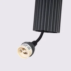 Pendelleuchte Schwarz 3x GU10 schmal Ø 19,5 cm Alu Modern