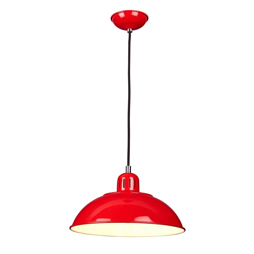 Pendelleuchte SECRETER Rot Ø30cm verstellbar Lampe