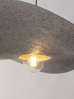 Pendelleuchte Silber Grau E27 Modern Esszimmer