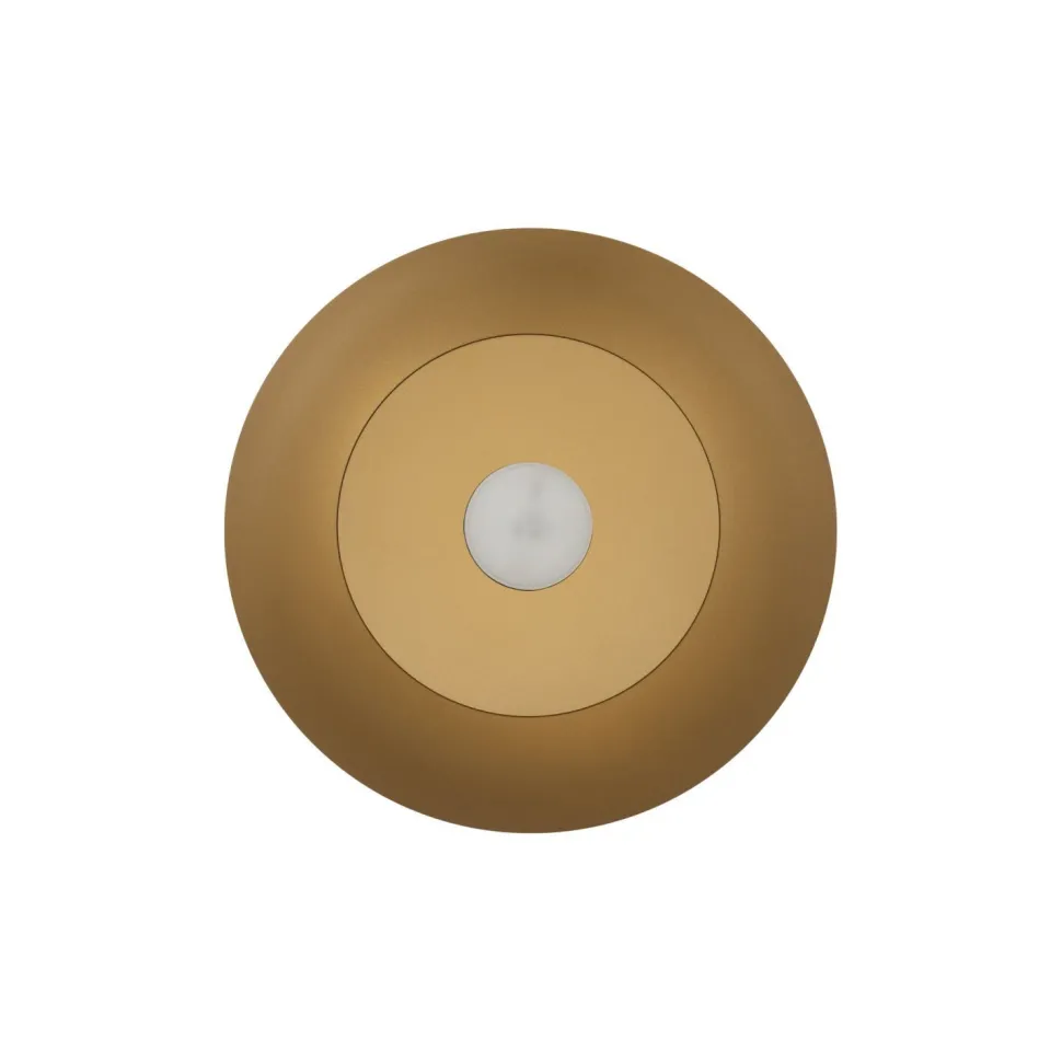 Pendelleuchte verstellbar rund Ø 33 cm Weiß Gold GX53 Metall