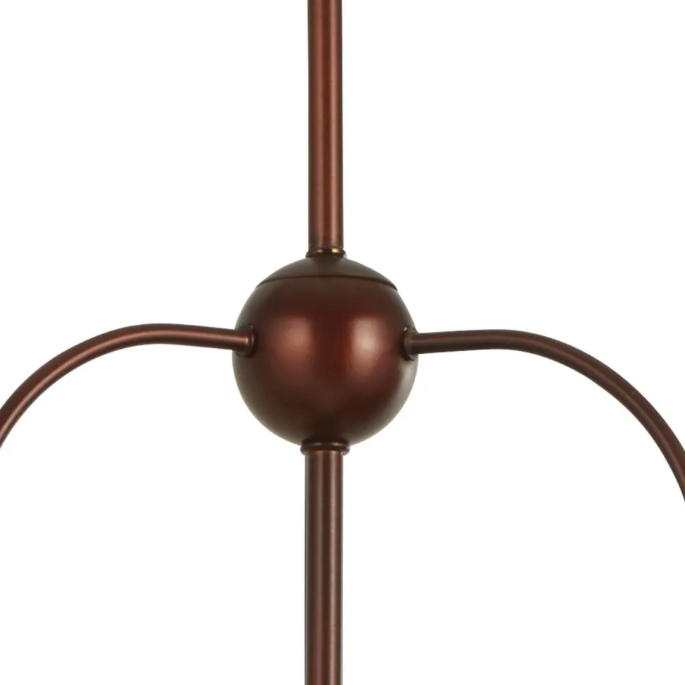 Pendelleuchte Vintage Ø 63 cm 3-flammig E27 Braun