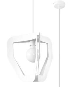 Pendelleuchte Weiß Modern für E27 Metall dekorativ