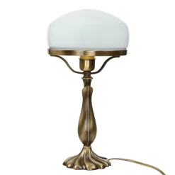 Pilzleuchte Messing massiv Jugendstil