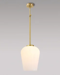 Premium Deckenleuchte Messing Glas verstellbar Esstisch