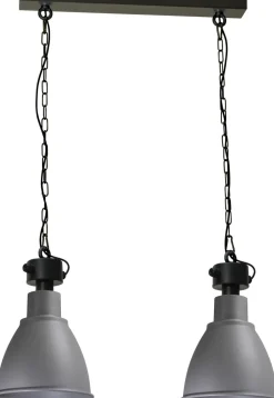 Premium Pendelleuchte Grau Loft Design Handarbeit