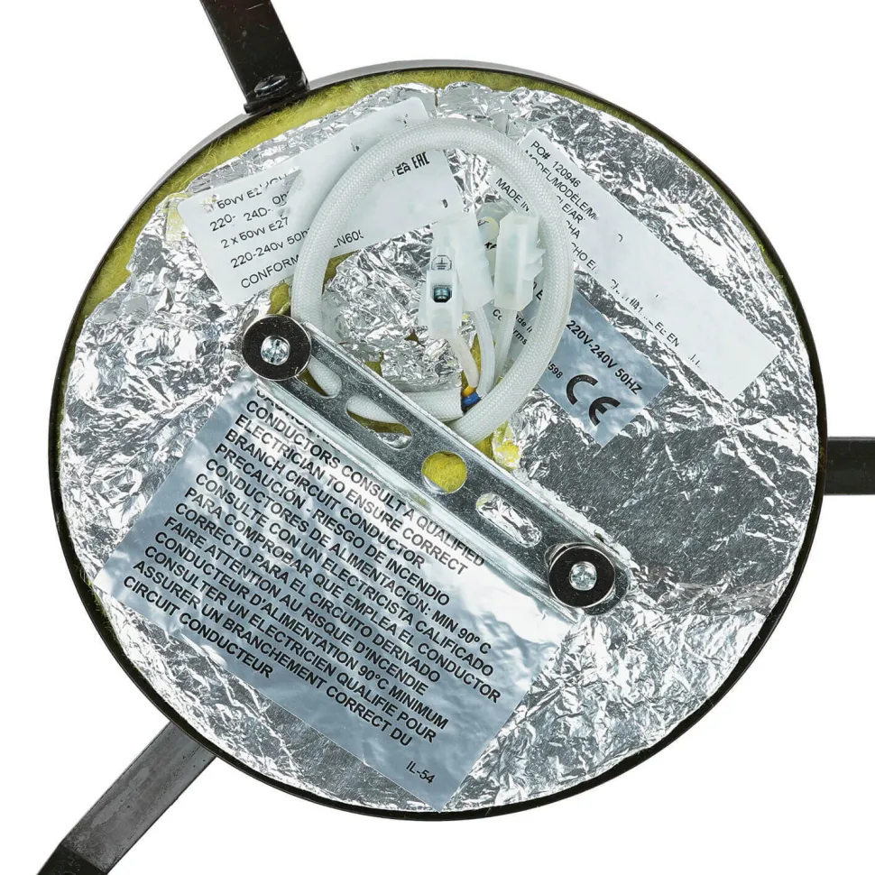 Premium Tiffany Lampe FARFALLA Buntglas rund Ø42cm