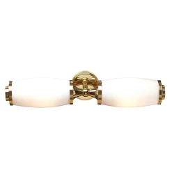 Premium Wandlampe Badezimmer IP44 LED aus Messing