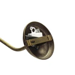 Premium Wandleuchte Country Messing in Bronze Antik