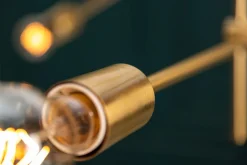 Retro Deckenleuchte verstellbar Metall E27 in Gold