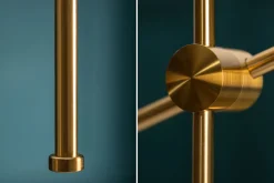 Retro Deckenleuchte verstellbar Metall E27 in Gold