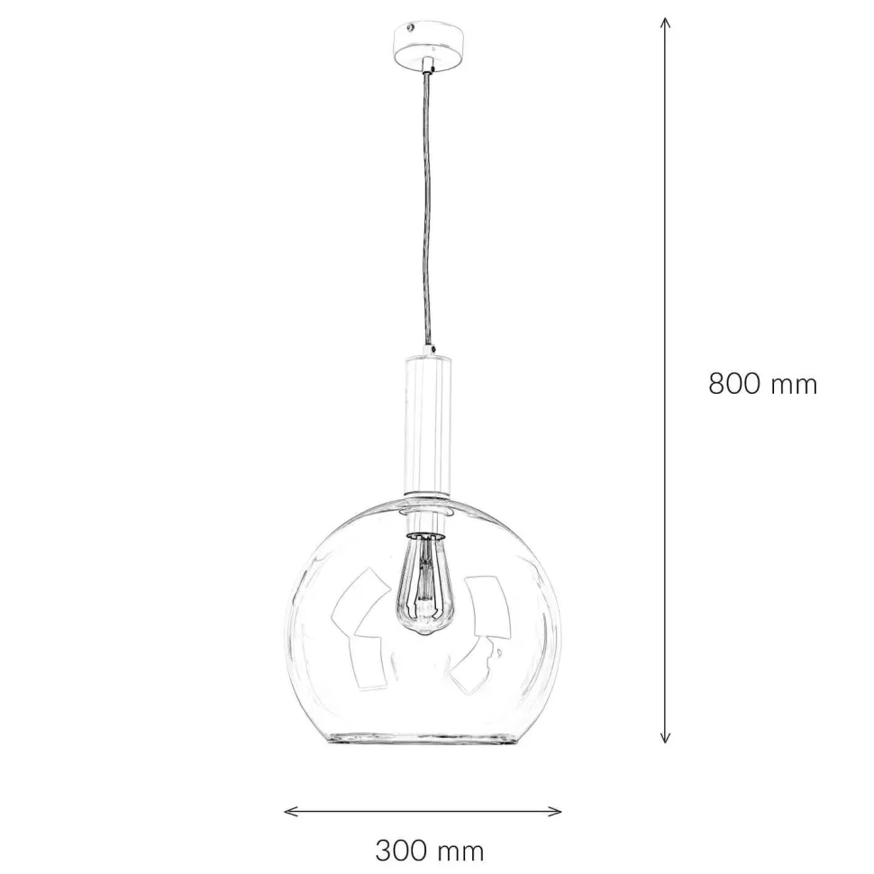 Retro Hängelampe in Bernstein LYSITOS Esstisch E27