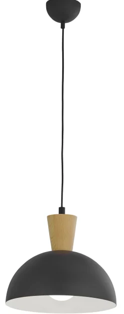 Retro Pendelleuchte Metall Ø31cm rund E27 wohnlich