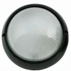 Runde Außenlampe Schwarz Ø26cm IP44 Schwarz Maritim