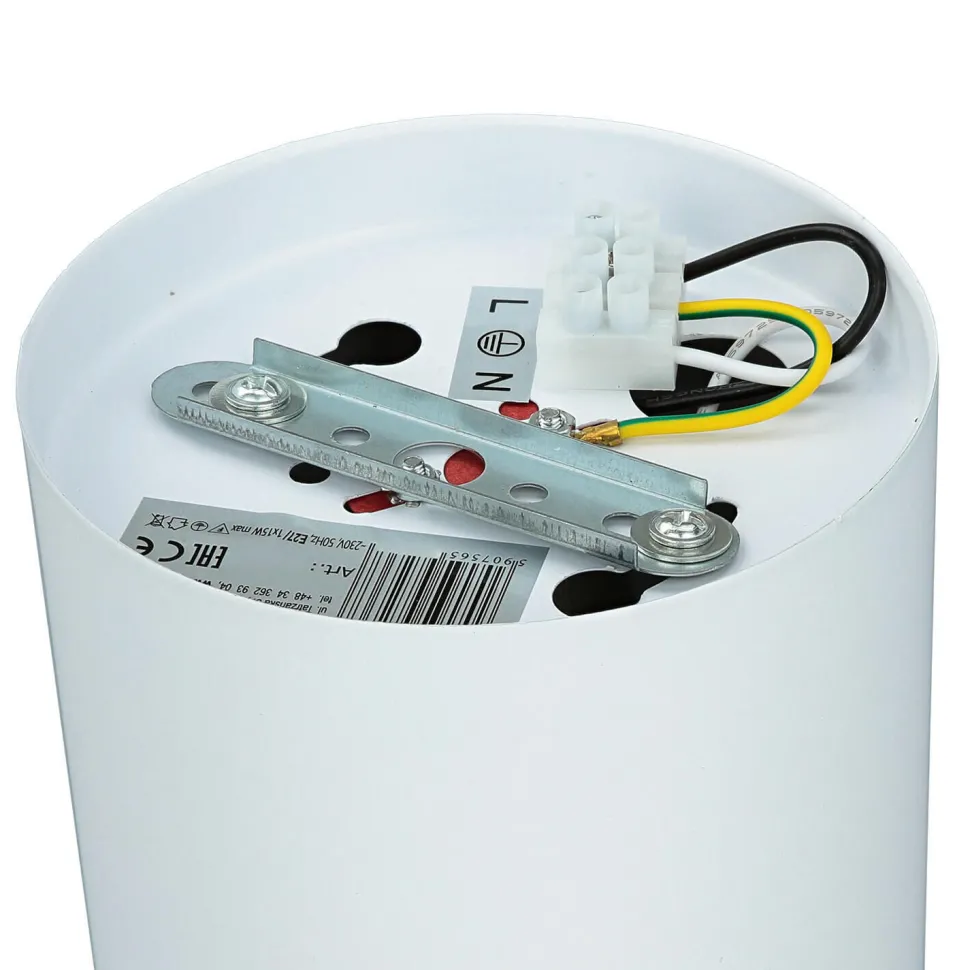 Runde Bauhaus Deckenleuchte Deckenlampe für die Küche in Weiß