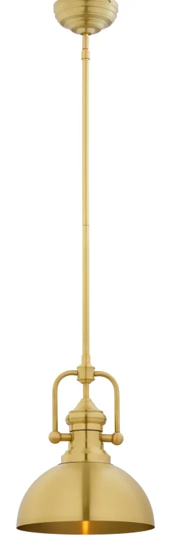 Runde Deckenlampe Loft Metall E27 Ø30,5 cm in Kupfer