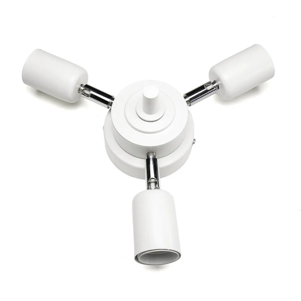 Runde Deckenlampe Stoff Ø50cm Braun blendarm