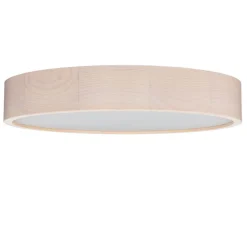 Runde Deckenleuchte ARBARO Holz Modern Wohnzimmer