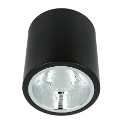 Runde Deckenleuchte E27 DOWNLIGHT ROUND in Schwarz