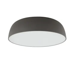 Runde Deckenleuchte Grau E27 Ø58 cm blendarm wohnlich