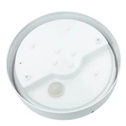 Runde Deckenleuchte Weiß Gold klein Ø18cm IP44 Modern