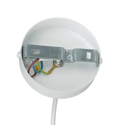 Runde Hängeleuchte Weiß Gold Ferra