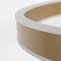 Runde LED Pendelleuchte in Gold B:60 cm 42 W stilvoll