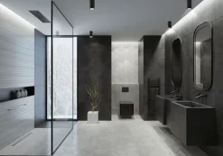 Runder Deckenspot Metall Glas Ø8,5cm IP54 Modern