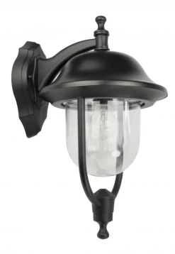 Rustikale Außenleuchte Schwarz IP43 wetterfest E27