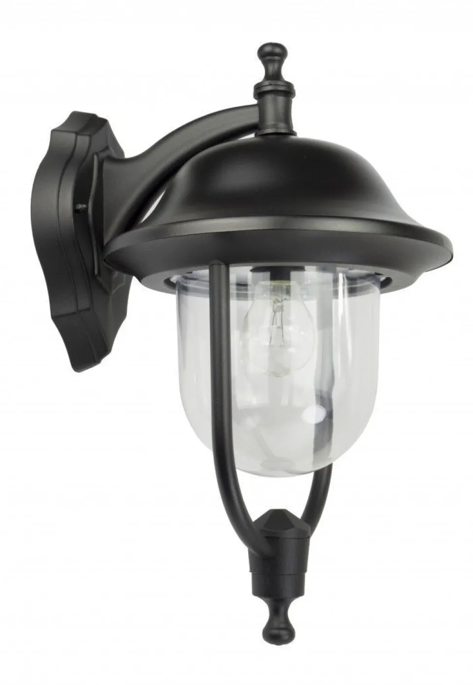 Rustikale Außenleuchte Schwarz IP43 wetterfest E27