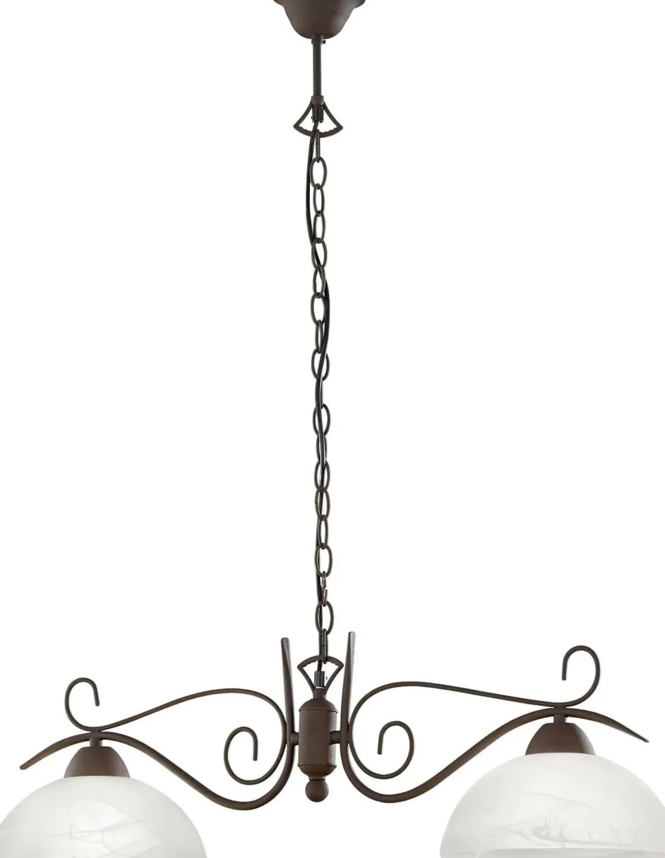 Rustikale Hängeleuchte Country 2-flmg