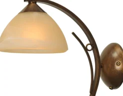 Rustikale Hotelleuchte Wandleuchte Alabaster Optik