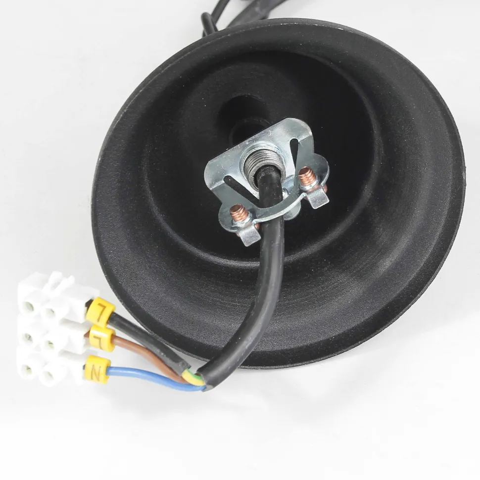 Rustikaler Kronleuchter Schwarz 5-armig E14 FIORANO