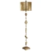 Schirm Stehlampe Gold 170 cm Wohnzimmer GENEVOTE