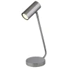 Schreibtischlampe Chrom GU10 40 cm Metall verstellbar