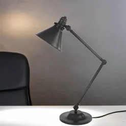 Schreibtischlampe ISMENE Bronze Antik 66cm Leuchte