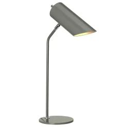 Schreibtischlampe LEYRE Grau H:58cm Design Lampe