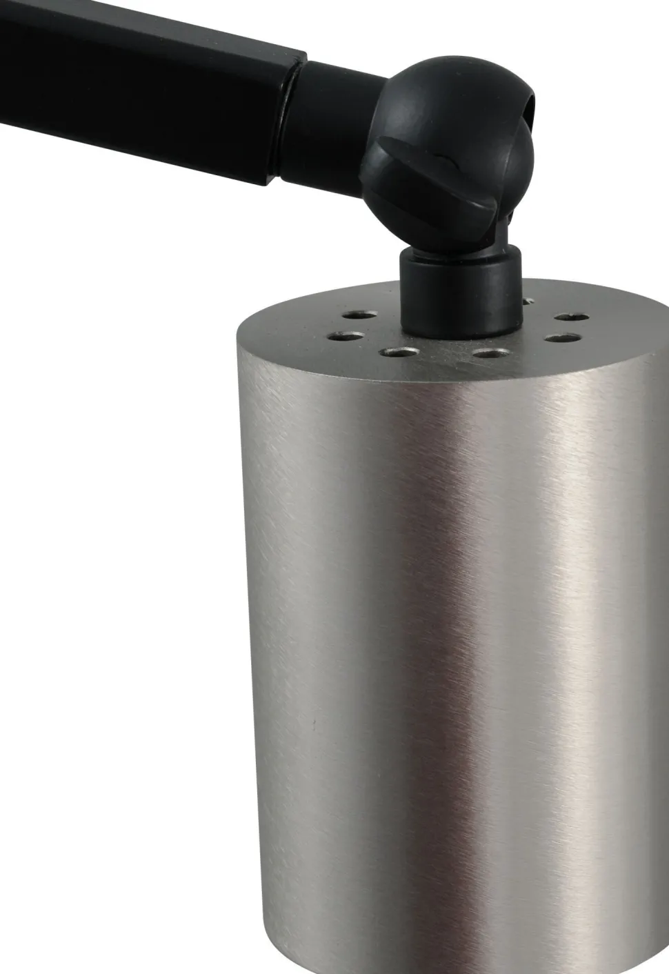 Schreibtischlampe Metall Schwarz Nickel 50 cm ELSIE