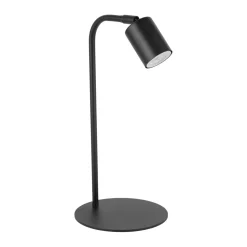 Schreibtischlampe Metall 40 cm klein Schwarz verstellbar