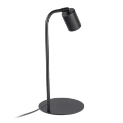Schreibtischlampe Metall 40 cm klein Schwarz verstellbar
