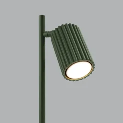 Schreibtischlampe Modern 43 cm hoch Grün GU10 schwenkbar BERTA