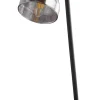 Schreibtischlampe verstellbar 42 cm E14 Rauchglas Metall