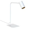 Schreibtischlampe Weiß Gold GU10 40-45 cm Metall Modern