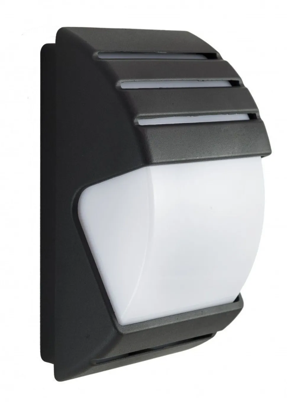 Schwarze Außenleuchte IP54 H:30cm blendarm E27