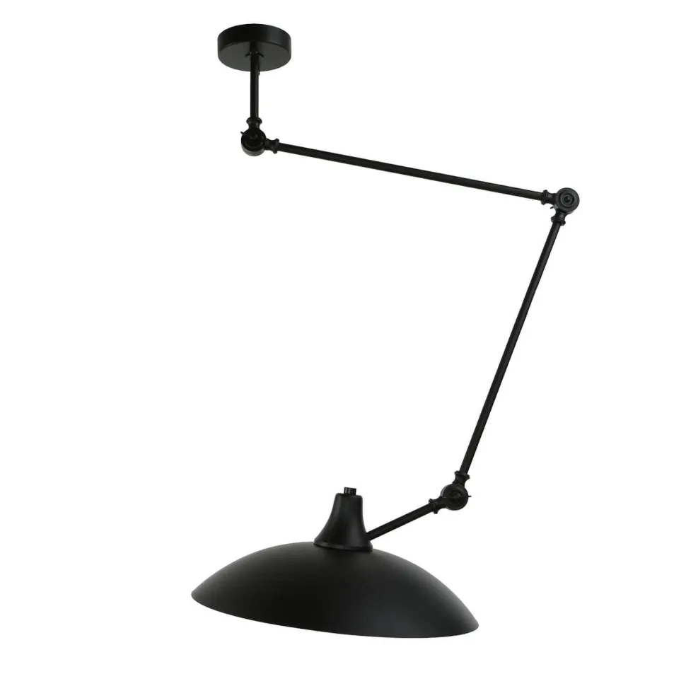 Schwarze Deckenlampe Wohnzimmer Leuchte Decke