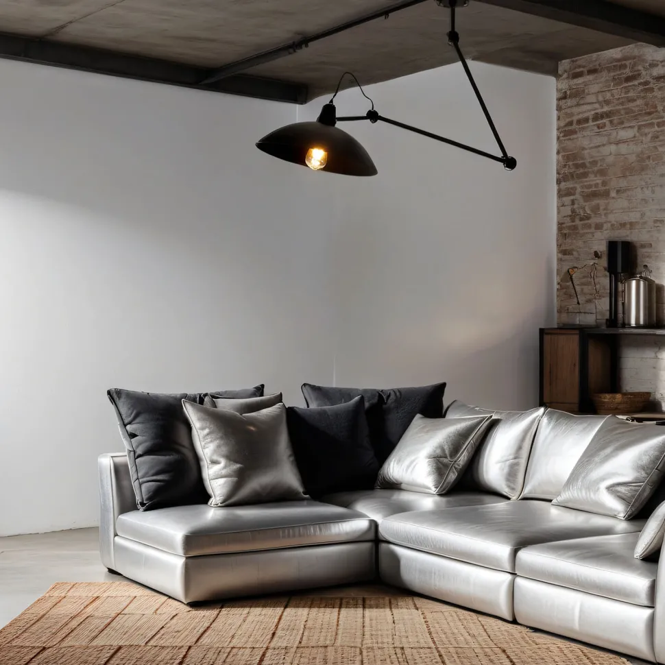 Schwarze Deckenlampe Wohnzimmer Leuchte Decke