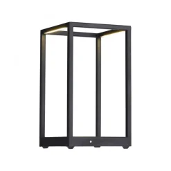 Schwarze LED Tischlampe dimmbar Touch 26 cm 4 W Memory