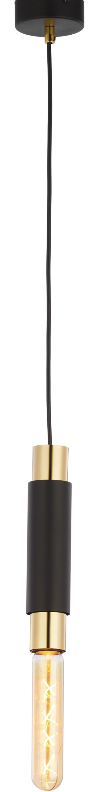 Schwarze Pendelleuchte Metall E27 Modernes Design