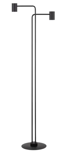 Schwarze Stehlampe Zylinder 162 cm E27 auffällig