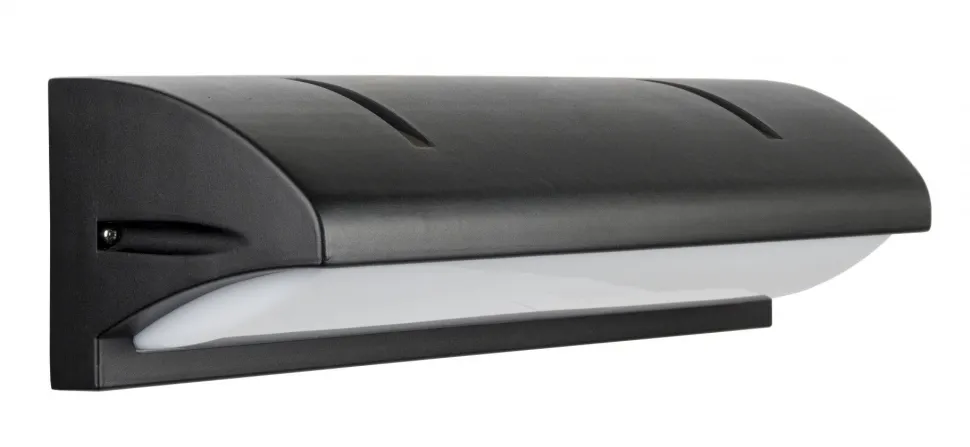 Schwarze Wandleuchte außen IP54 blendarm BIEZEN