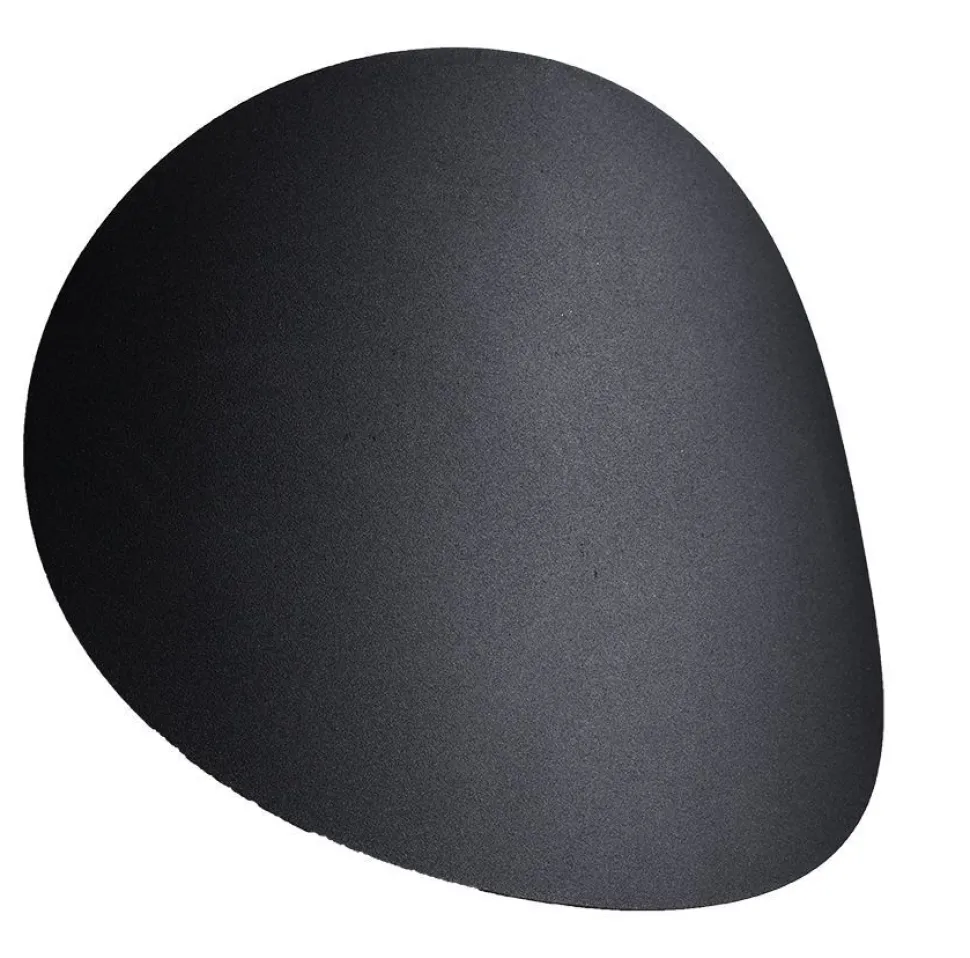 Schwarze Wandleuchte Modern Metall 2x G9 indirekt